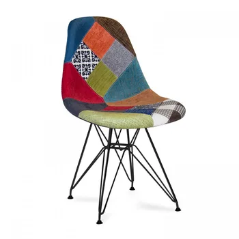 

CHAIR TOWER CHROME BLACK PATCHWORK