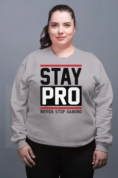 

Angemiel Wear Stay Pro Gray Women Sweatshirts