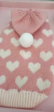 Dog-Sweater Puppy Jumperpet Dogs Medium Warm Cat for Small Jacket Hoodie Hearts