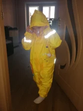 Children Raincoat Pants Jumpsuit Dinosaur Girls Baby Waterproof Kids Cartoon Hooded One-Piece