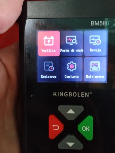 Отзыв о товаре Автомобильный тестер батареи KINGBOLEN BM580 12V 6V CCA Circut тестер Cranking зарядка инструменты BM550 Автомобильный анализатор батареи от пользователя A***r