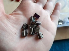 Clips de Metal de 6/8/10/13mm, extremo de engarce plegable sobre cierres, Clips de extremo de cordón, fabricación de joyas DIY, venta al por mayor