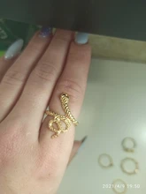 Tocona 9 unids/set lujo oro anillos para las mujeres cristal duro transparente piedra serpiente hueco redondo geométrico joyería бижутерия 7054