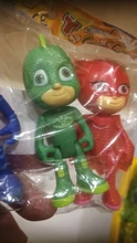 3 unids/set PJ máscaras de Anime de dibujos animados figura de acción de juguete muñecas superhéroe Catboy Owlette Gekko modelo juguetes de los niños regalo de cumpleaños