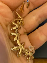 Bohemian sin Piercing para la oreja, de estrás de cristal Cuff Wrap Clip de perno pendientes para mujer niña moda pendientes joyas Bisutería