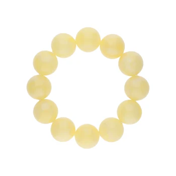 

Silver Bracelet with amber sunlight