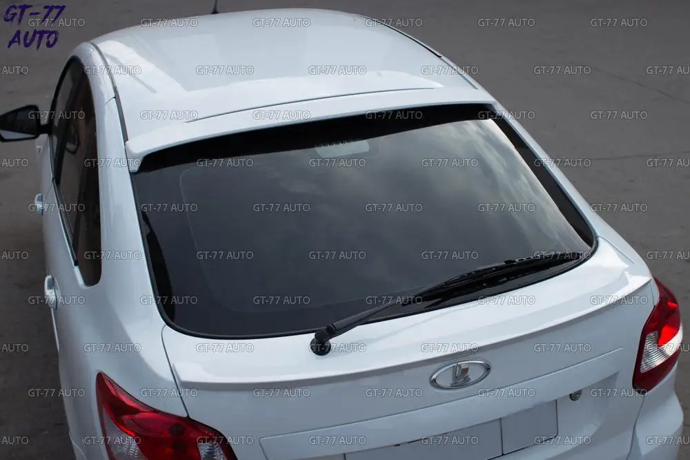 Спойлер верхний на крышку багажника для Lada Granta Liftback- козырек внешний материал ABS пластик Стайлинг тюнинг pad