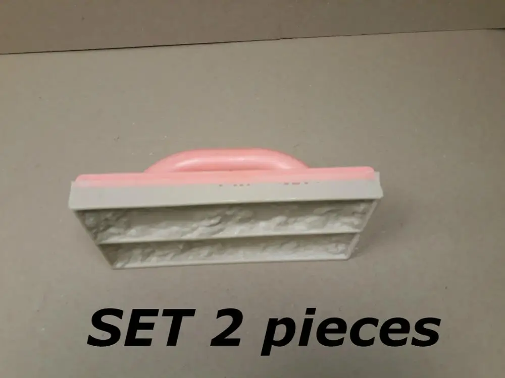 

SET 2 pieces Polyurethane STAPMS Molds model 2019 year for Concrete Plaster Wall Stone Cement Tiles Decorative wall molds