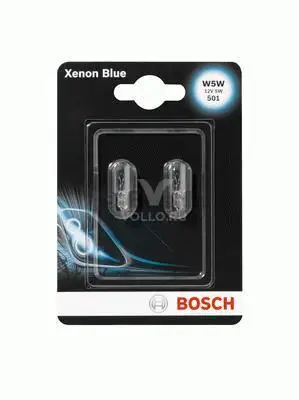 1987301033 bosch лампа w5w 12v 5w xenon blue(db