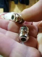 Cable impermeable glándula conector IP68 chapados en níquel latón Cable métrica M8 M10 M12 M14 M16 M18-M36 18-25mm para 4-8mm Cable