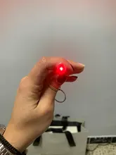 Láser rojo de juguete con luz LED para gatos, varillas de luz Visible, artículos interactivos divertidos para mascotas, 5 colores