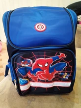 Mochila escolar de Spider-Man para niños, morral de dibujos animados para estudiantes de primaria