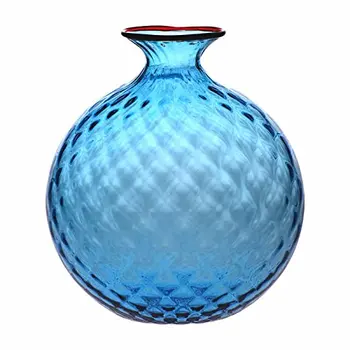 

Venini Monofiori Balloton Vaso grande orizzonte filo rosso 10018OZRV