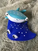 Juguetes de baño para bebés, juguetes flotantes de goma con sonido de pulverización de agua para niños