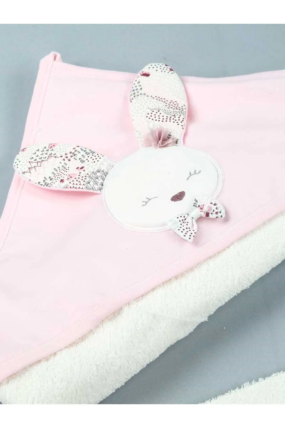 Розовый хлопковый банный халат для маленьких девочек| |