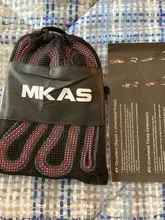 MKAS-Bandas de resistencia largas para Fitness, conjunto de tela de entrenamiento para ejercicio, bandas elásticas para glúteos, asistencia para mujer, 3 piezas