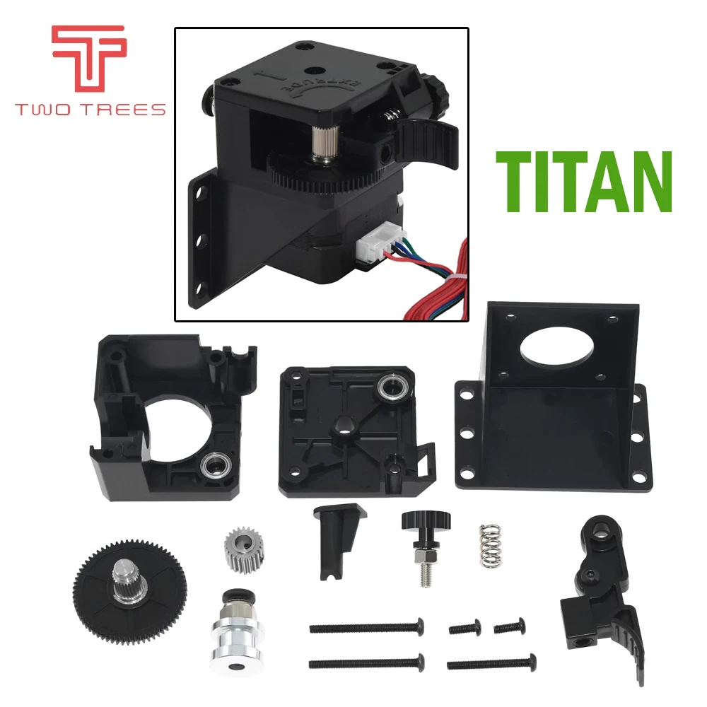 Полный комплект экструдера Titan с шаговым двигателем NEMA17 для 3D принтера прямым