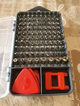 KINDLOV-Juego de destornilladores 112 en 1, conjunto de brocas de precisión, multifunción, dispositivo de reparación de teléfonos móviles, herramientas manuales