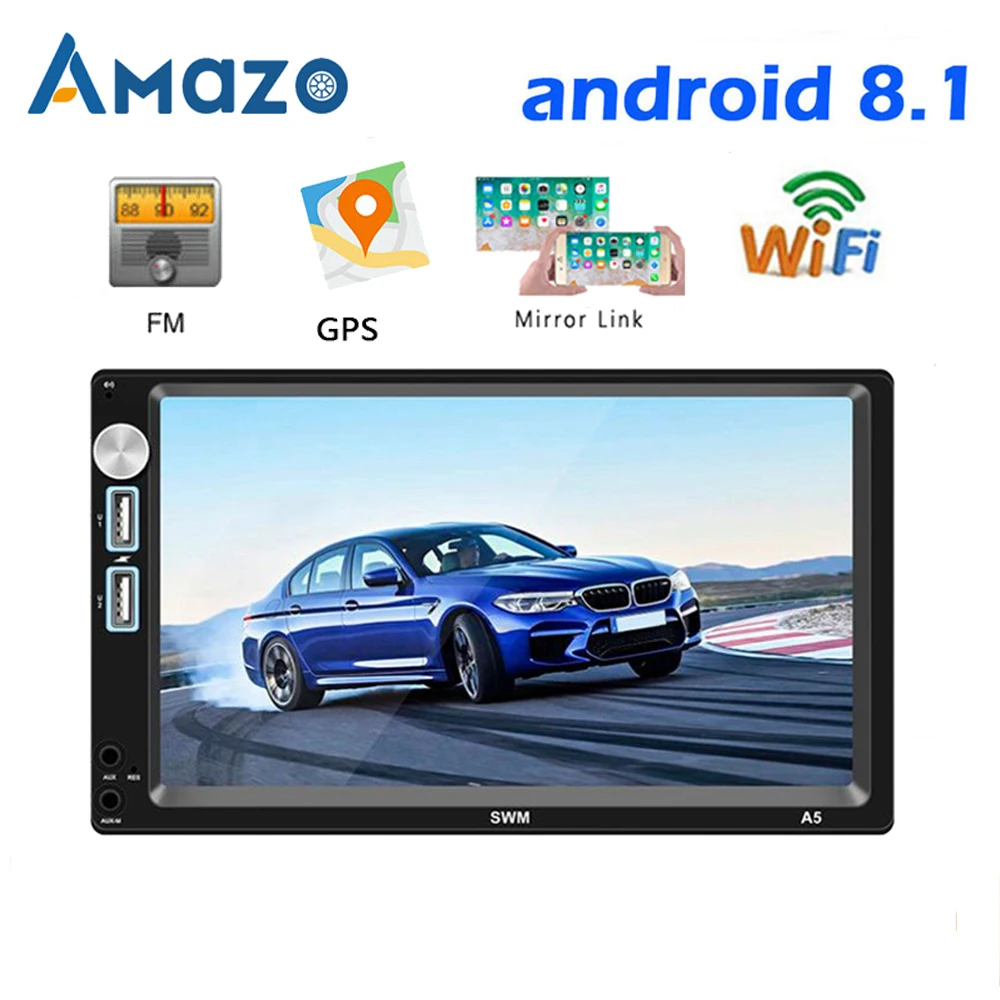 

A5 Car Radio 2 din Android Autoradio 7" HD Screen Multimedia MP5 Player 2DIN GPS WIFI Bluetooth Car Stereo Audio Rearview Camera