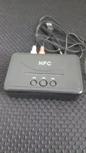 NFC 5,0 receptor Bluetooth A2DP AUX RCA de 3,5mm Jack USB inteligente de reproducción de Audio estéreo adaptador inalámbrico para coche Kit de altavoz
