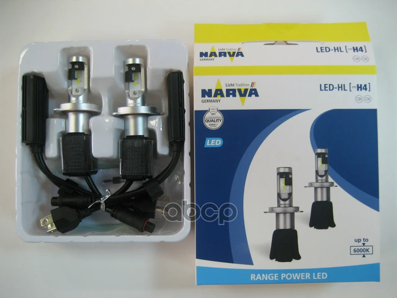 Лампа Led Головного Света Range Power H4 6000k(2 Шт.) Narva 18004 Narva арт. 18004