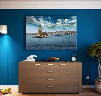 

Girl Tower View Canvas Print