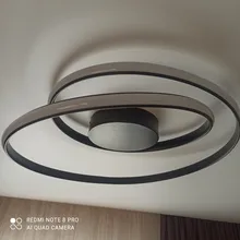 Modern Chandeliers Lamp Deco Surface-Mounted-Lights Bedroom Living-Room Black-Color 