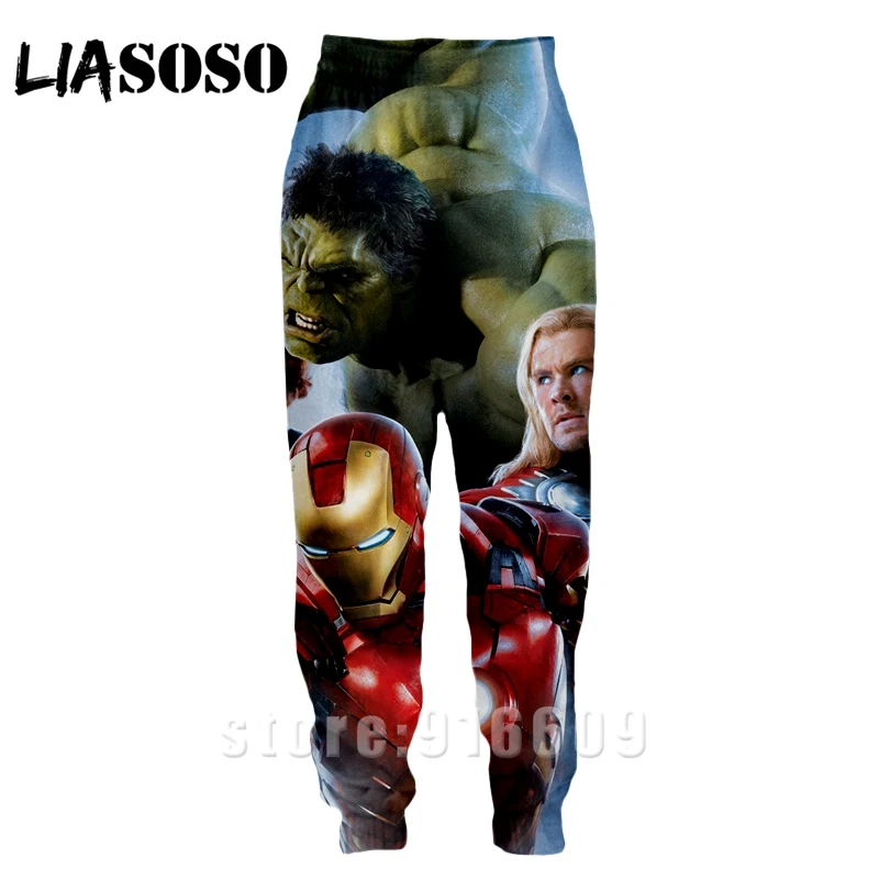 20 3d принт для мужчин и женщин Полная длина jogger дети Sweatpant зимние Железный человек брюки Аниме Мстители повседневные забавные Топ спортивные брюки A251 - Цвет: 20