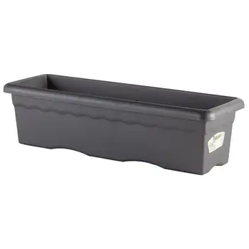 

PLASTIKEN Planter rectangular-60X33 cm-Anthracite