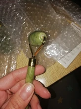 Rodillo de Jade para el cuidado de la piel, masajeador Facial de piedra Natural para cara, ojo Gua Sha, elimina arrugas, herramientas de belleza