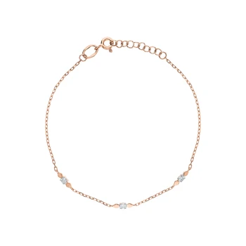 

Gold bracelet with diamonds sunlight sample 585