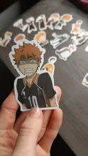 Fridge Stickers Guitar Laptop Anime Haikyuu Motorcycle Waterproof Luggage Travel 20/50pcs/pack