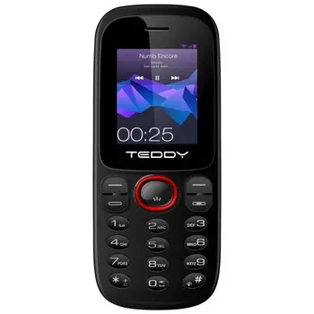 

TEDDY 1 Cellphone Black/Red 32 MB