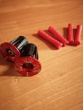 MUQZI-Tapones para manillar de bicicleta de montaña, 1 par, ZFZ, Manillar de aluminio, tapa del manillar