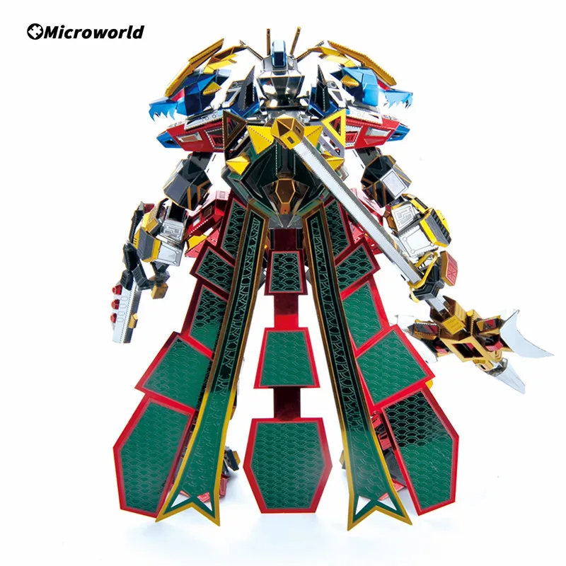 Microworld 3D Metal Puzzle Romance Of The Three Kingdoms Lu Bu Model DIY Jigsaw Desktop Decoration Toys Christams Gift For Teen 3