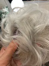AILIADE-moño de goma elástica para mujer, sombreros de niña, moño desordenado, Donut, gris, marrón, Goma elástica para el pelo, banda de goma, extensiones de cabello
