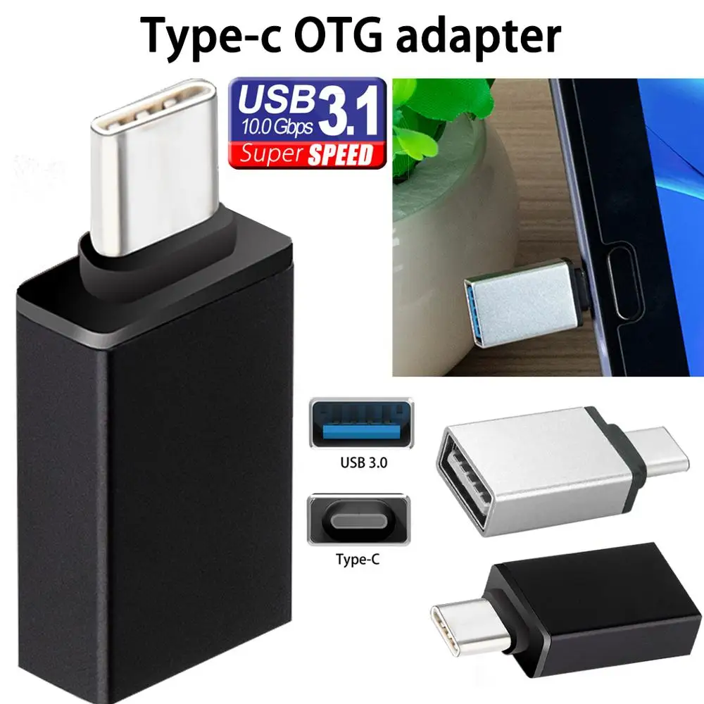 Переходник Тип-c Адаптер OTG подключить к телефону USB накопитель флэшку, клавиатуру, геймпад