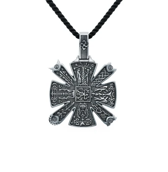 

Silver Pendant-amulet "Kres" sunlight sample 925