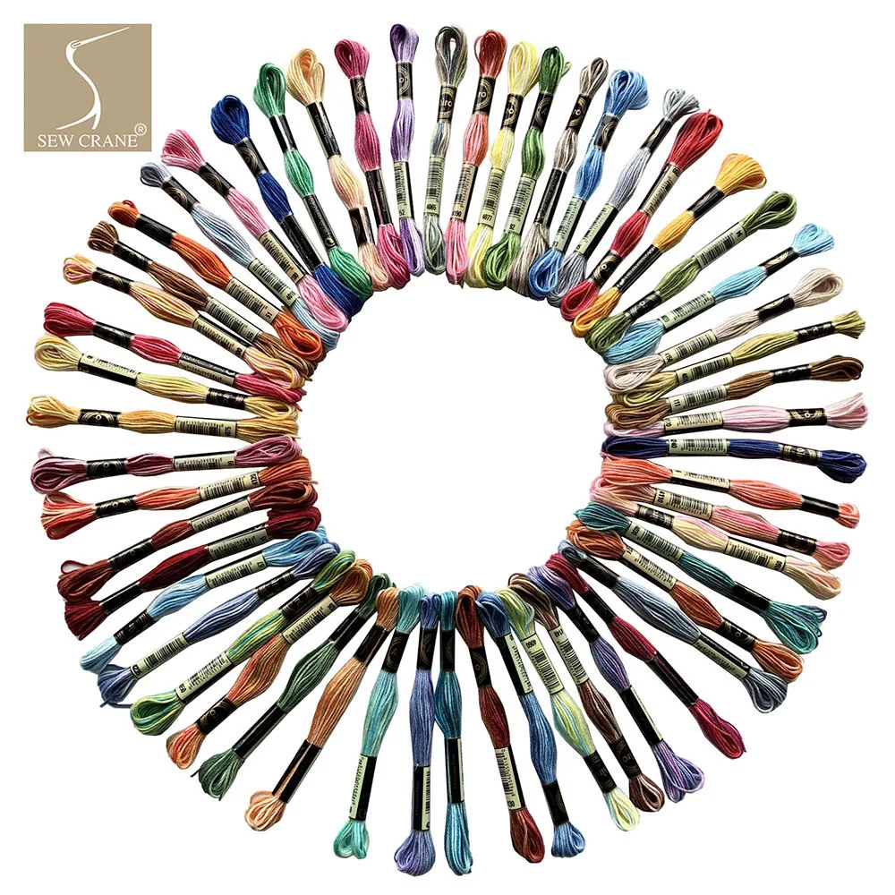 Magical Color Variations Floss Pack Variegated Cross Stitch Thread Six