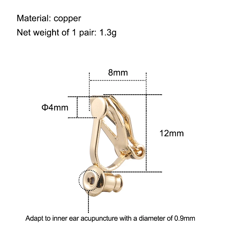 Ear Clip Earrings Triangle Female Invisible Painless 2/10 Pc