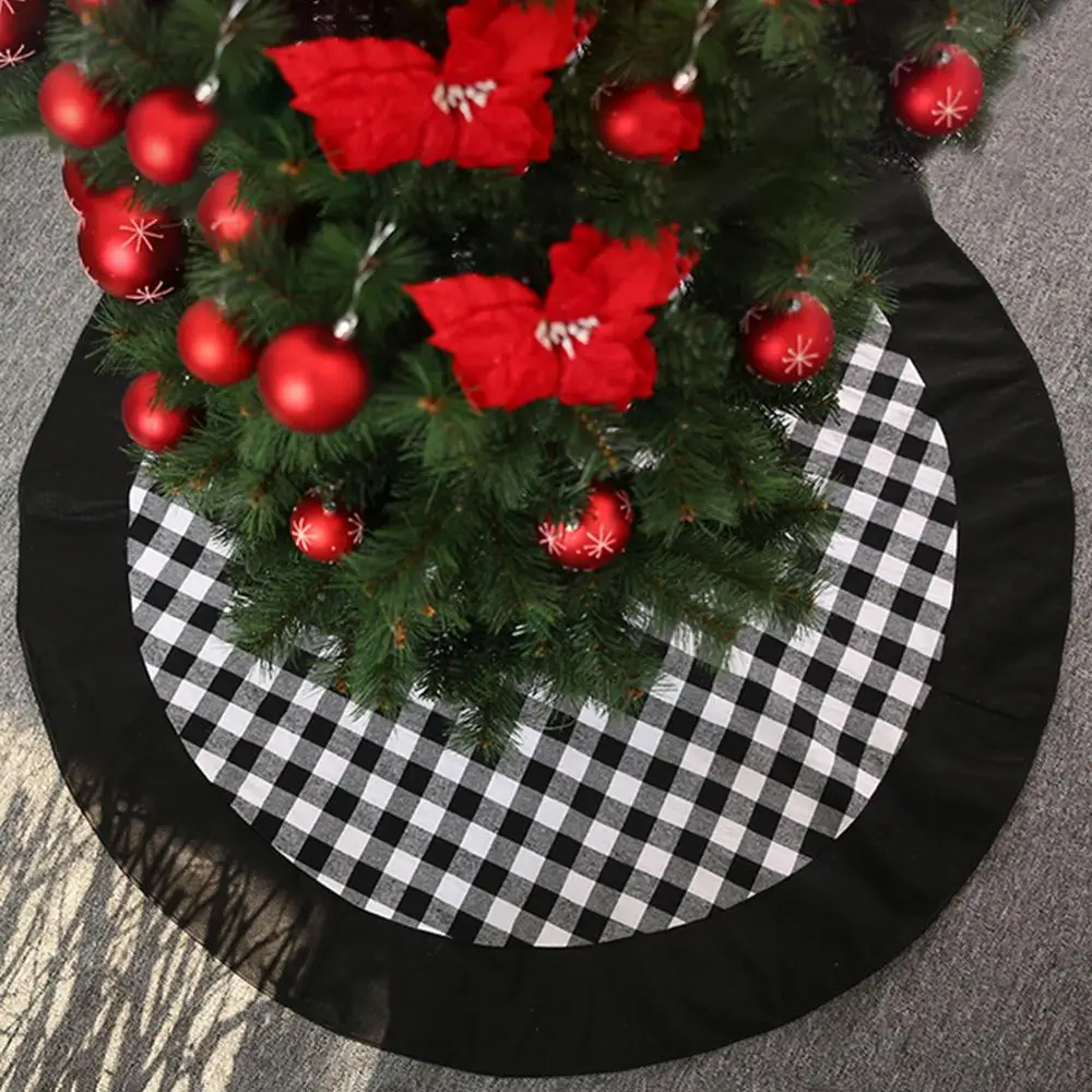 Рождественская елка юбка вечерние Navidad аксессуары рождественские украшения для дома Новогодний продукт 90 см 120 см 104 см - Цвет: C 120cm