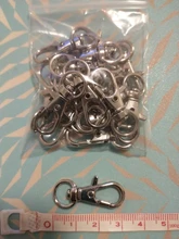 20 piezas de broche de pinza giratoria para llaveros, broche de pinza giratoria de oro, plata y bronce, llavero, accesorios de anillo de tecla dividida, cierres para fabricación de llaveros de 32mm