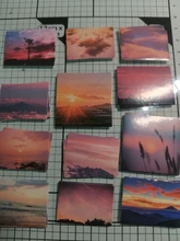 Papel de paisaje de Crepúsculo, Mini diario Kawaii, pegatinas de caja, álbum de recortes, diario de escamas, papelería