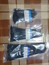 Juego de cables de nailon de autosujeción, conjunto de tirantes de plástico, 3x300, 3x100, 4x150, MRO, suministro Industrial, sujetadores y Cable de Hardware, 200 Uds.