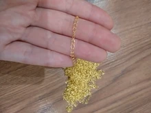 Cadena de eslabón abierto, extensor de cola para joyería DIY, 5 m/lote, 2,5, 2,8, 3,6, 4,8mm