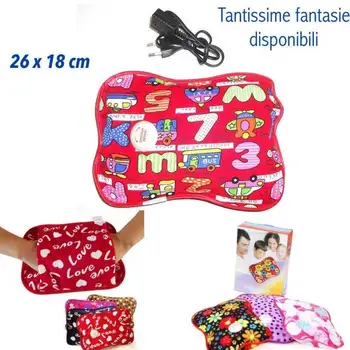 

Electric hot water Bag warm hands feet waist velvet bed long lasting