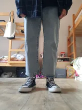 Pantalones vaqueros holgados de pierna ancha para hombre, ropa de calle informal, pantalones de Hip Hop, moda coreana, primavera y verano