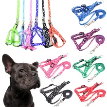 

Small Dog Cat Harness Leash Adjustable Vest Collar Puppy Outdoor Walking Chihuahua Terier Schnauzer