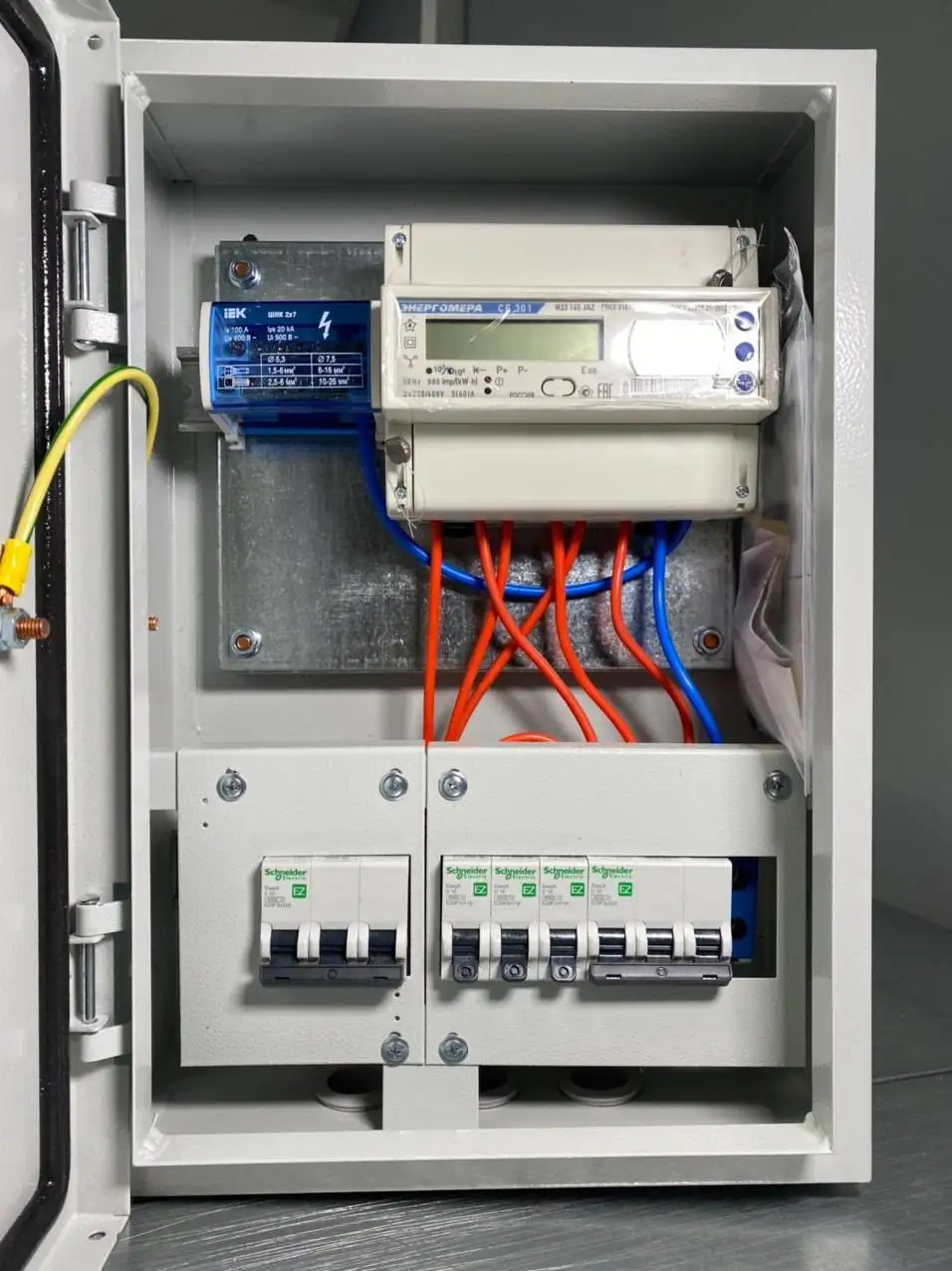 Щит учета 15 КВт 380В 3ф 2т Schneider electric Энергомера|Соединительные коробки для проводов| | АлиЭкспресс