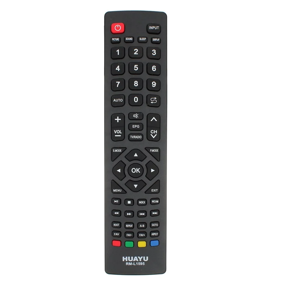 Пульт ДУ универсальный HUAYU для Telefunken RM - L1595 LCD TV TF-LED15S1 TF-LED28S18 TF-LED28S9T2 H-LED32V6 TLE22F205B CX-507